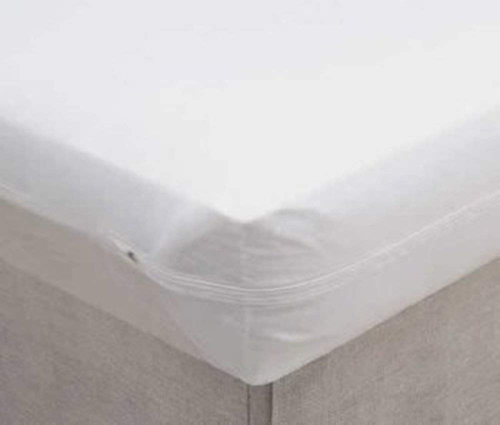 Excellent Art Vinyl Mattress Protector 3 Gauge Twin Extra Long Size Zippered, 39-Inch By 80-Inch