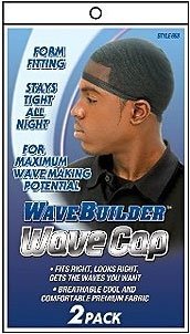 WaveBuilder Wave Cap Black Muti Pack Deal!!!(Pack of 12 total 24 pcs)