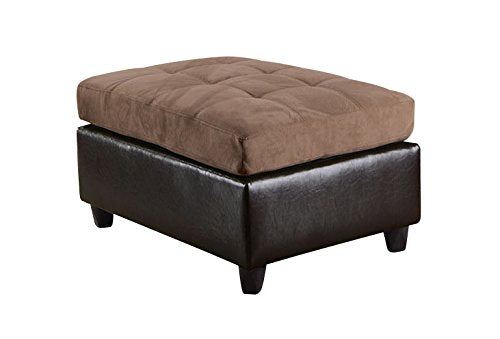 HomeRoots Furniture Ottoman, Multicolor