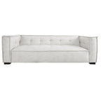Kosas Home Element 98" Transitional Polyester Fabric Sofa in Beige