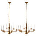 Healvian 2pcs Model Chandelier Miniature Chandelier Dollhouse Ceiling Lamp Miniature Hanging Light Mini Decor Hanging Lamp Model
