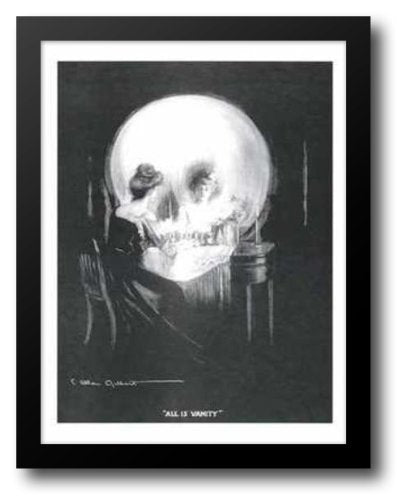 All is Vanity 15x19 Framed Art Print by Gilbert, C. Allan