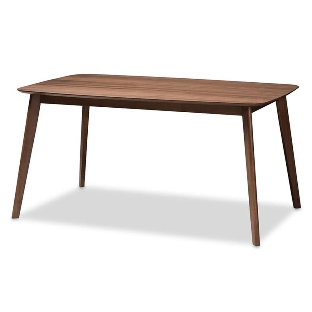 Baxton Studio Danton Beige and Walnut Brown Finished Wood 5-Piece Dining Set