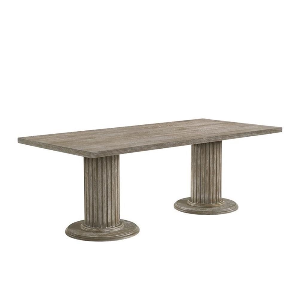 Acme Gabrian Rectangular Wooden Dining Table - Thumbnail 2