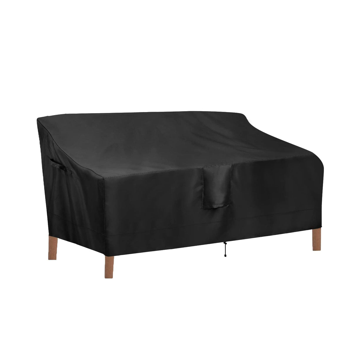 Outdoorlines Outdoor Waterproof Patio 3-Seater Couch Cover - Uv Resistant Patio Sofa Furniture Covers Weatherproof Heavy Duty Glider Covers For Outdoor Furniture, 88Wx32.5Dx33H Inches, Black