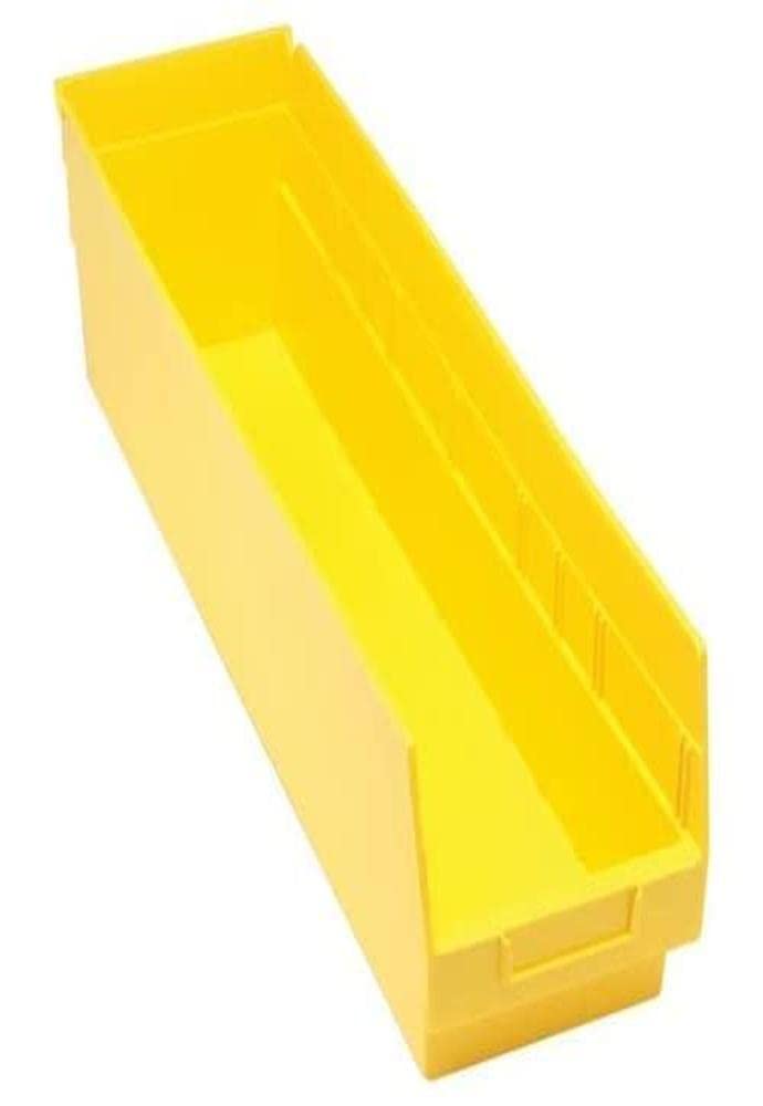 Quantum QSB206YL Store-More 6 Shelf Bin (23-5/8 x 6-5/8 x 6) - [Set of 8]