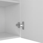 Tuhome Portofino 150 Wall Cabinet, Double Door, Two External Shelves, Two Interior Shelves -White