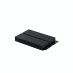 Uniqooo 3' Black Acrylic Stand | 10 Pack 3Mm Slot Wedding Sign Holders, Perfect For Wedding, Table Number, Exhibition, Office,