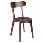 Ergode Renaissance 2-Piece Chair Set | Carved Keyhole Backs | Solid Wood | Walnut Finish | Comfortable Contoured Seats | Dining or Occasional Use | Assembly Required (94209-VV)