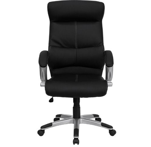 Flash Furniture High Back Black Leather Executive Swivel Office Chair