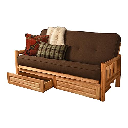 Kodiak Furniture Natural Lodge Storage Futon