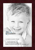 ArtToFrames 12x18 Inch Brown Picture Frame, This 1.25 Custom Poster Frame is Classic Mahogany Frame, for Your Art or Photos, WOM