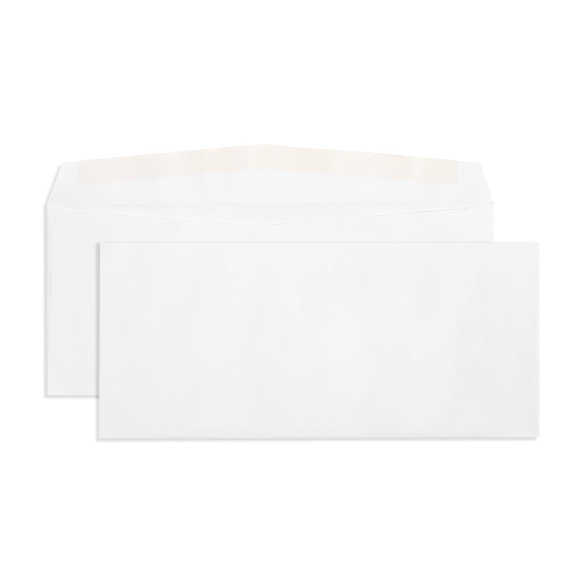 Blue Summit #10 Windowless Envelopes With Gummed Flap, Printer Friendly, 4-1/8    X 9-1/2   , 500 Envelopes