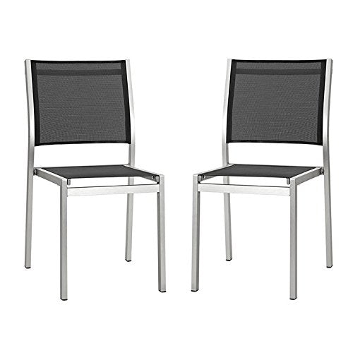 Shore Side Chair Outdoor Patio Aluminum Set Of 2