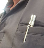 Bullseye Office - Portable Stainless Steel Toothpick Holder - Mobile Toothpick Case, Easy To Carry In Your Pocket, Bag, And Much