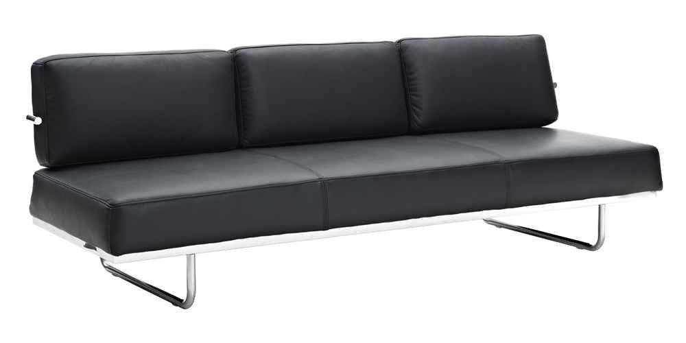 Modway Charles Convertible Sofa In Black