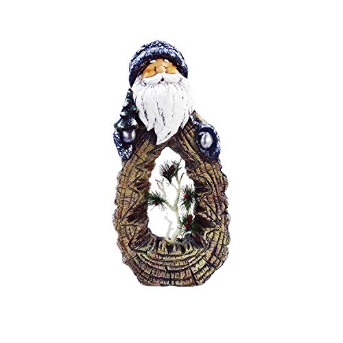 Gt 21'H Wood Santa Statueled