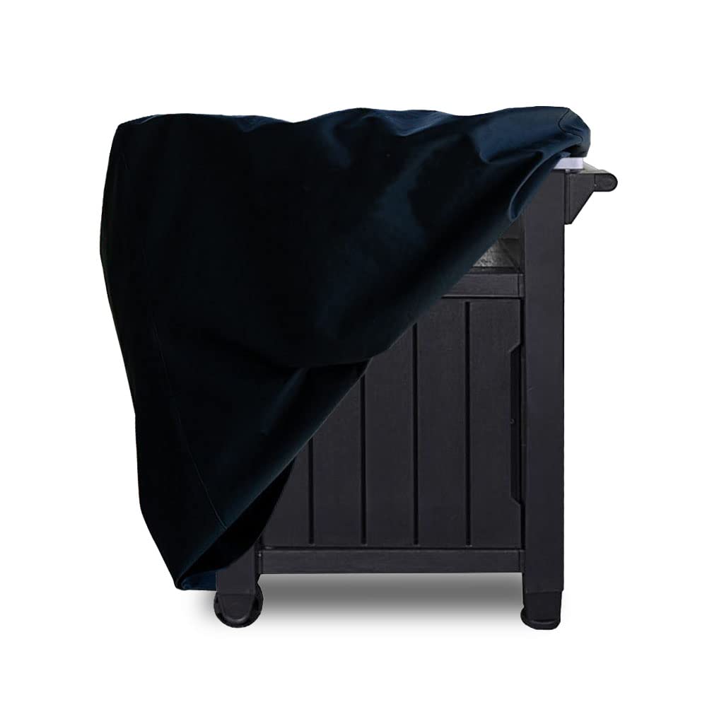 Zjywsch Cover For Ooni Medium Pizza Oven Table Modular, Keter Unity Small Portable 40 Gal Outdoor Table Storage Cabinet Cover 32