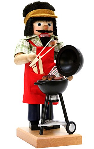 Alexander Taron Importer 0-481 Christian Ulbricht Nutcracker-Barbeque-Ltd Edition 1000 Pcs-17 H X 8" W X 8.5" D, Brown