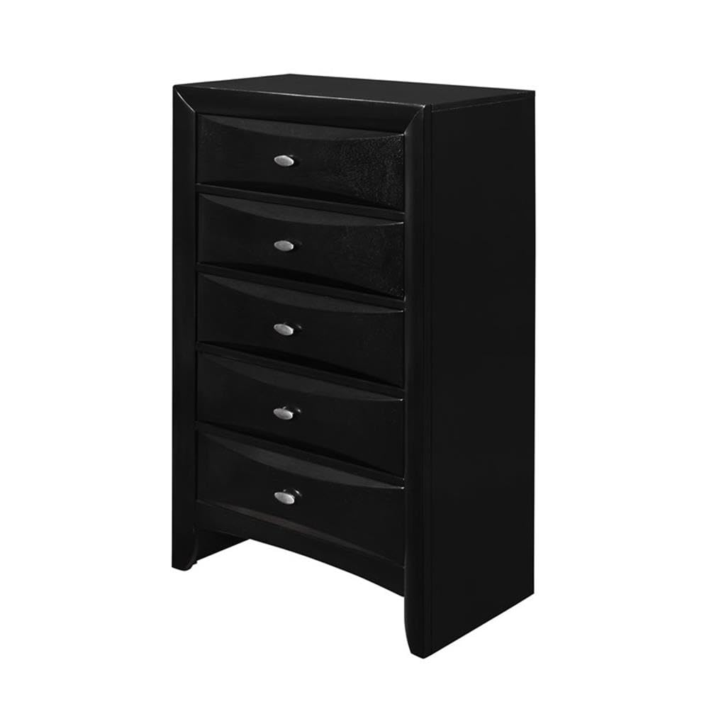 Global Furniture Linda Black, Chest Of Drawers
