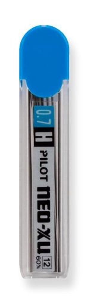Pilot 0.7Mm Mechanical Pencil Refills, H Leads, 60Mm Length, 12 Per Tube (60010)