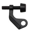 10 Pack - Designers Impressions Matte Black Heavy Duty Door Guard Hinge Pin Adjustable Door Stop : 8088