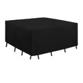 Easy-Going 600D Heavy Duty Patio Furniture Cover, Outdoor Square Table And Chair Set Cover, Waterproof Outdoor Sectional Set Cov