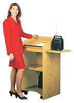 Floor Lectern With Pull Out Shelf (Cherry)