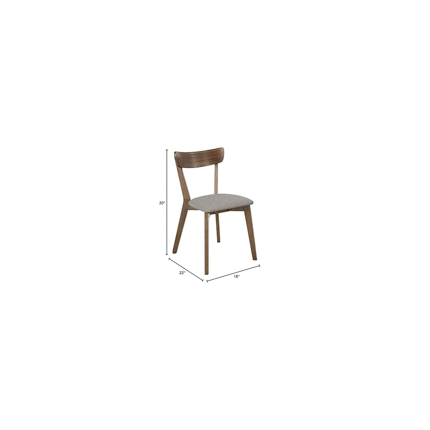 Progressive Furniture Arcade Dining Chairs (2/Ctn), Brown