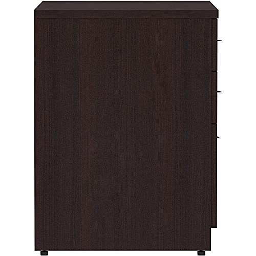 Lorell 2-Box/1-File Espresso 4-Drawer Lateral File