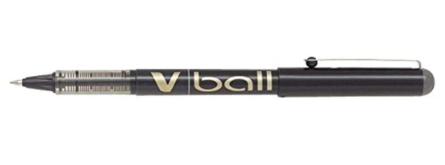 Pilot Vball 7 Liquid Ink Rollerball 0.7 Mm Tip (Box Of 12) - Black