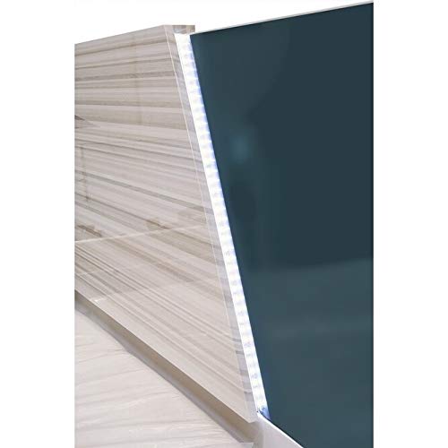 Best Master Manchester Poplar Wood Queen Platform Bed In Zebra/Gray