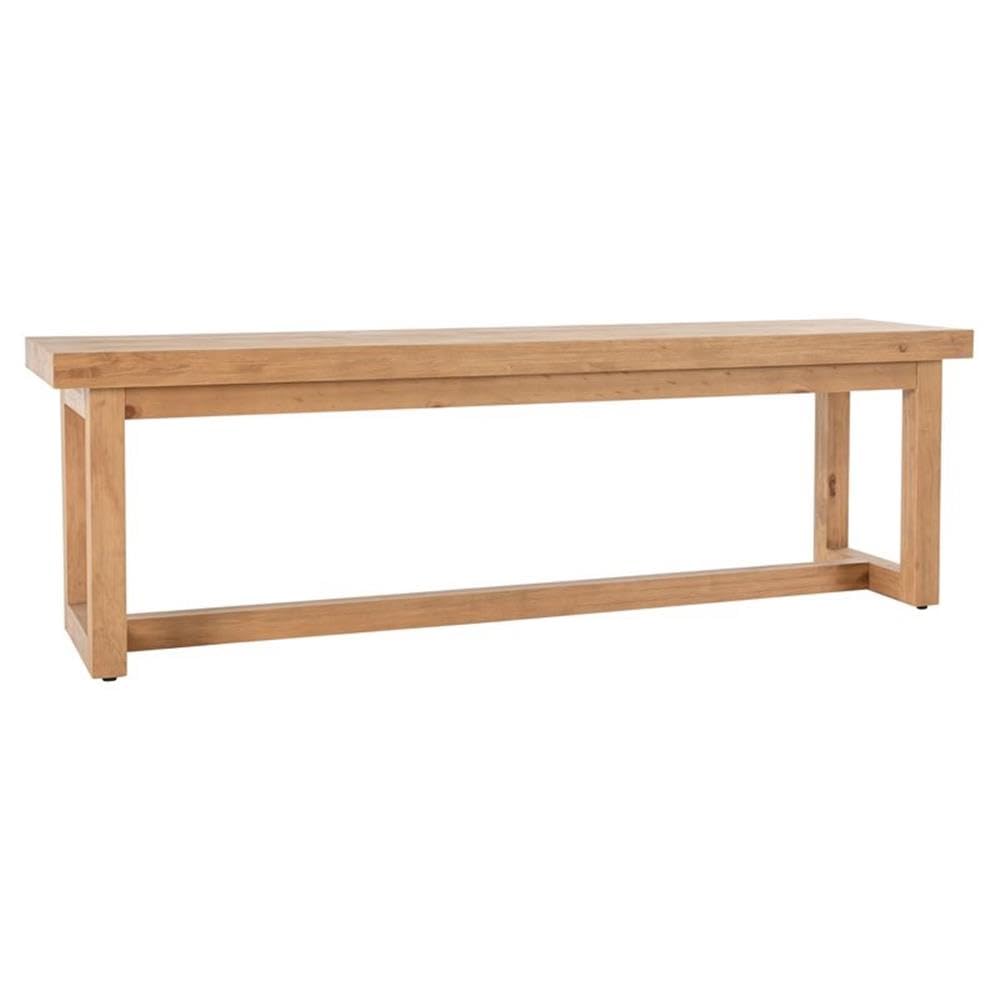 Kosas Home Fenmore 18&Quot; Laid-Back Pine Wood Dining Bench In Natural