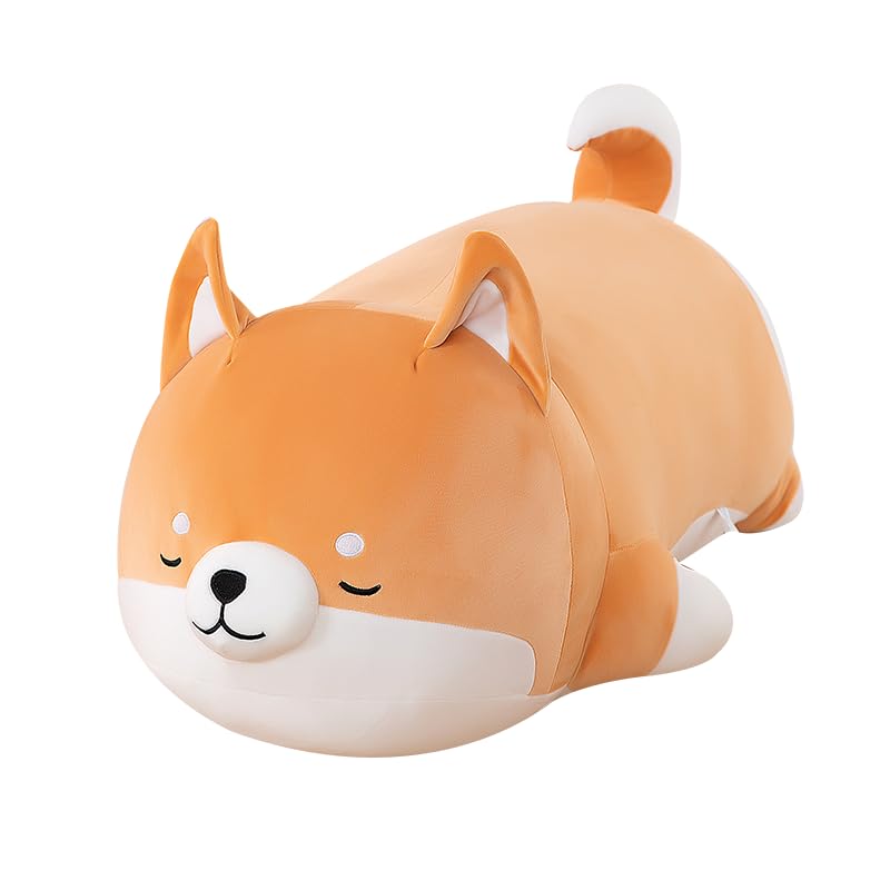 Yeqivo Shiba Inu Stuffed Animals, Soft Shiba Inu Dog Plush Pillow Cute Corgi Dog Plush Toy Gifts For Girls Kids Birthday Valenti
