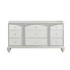 Acme Maverick 9-Drawer Wooden Dresser in White Platinum