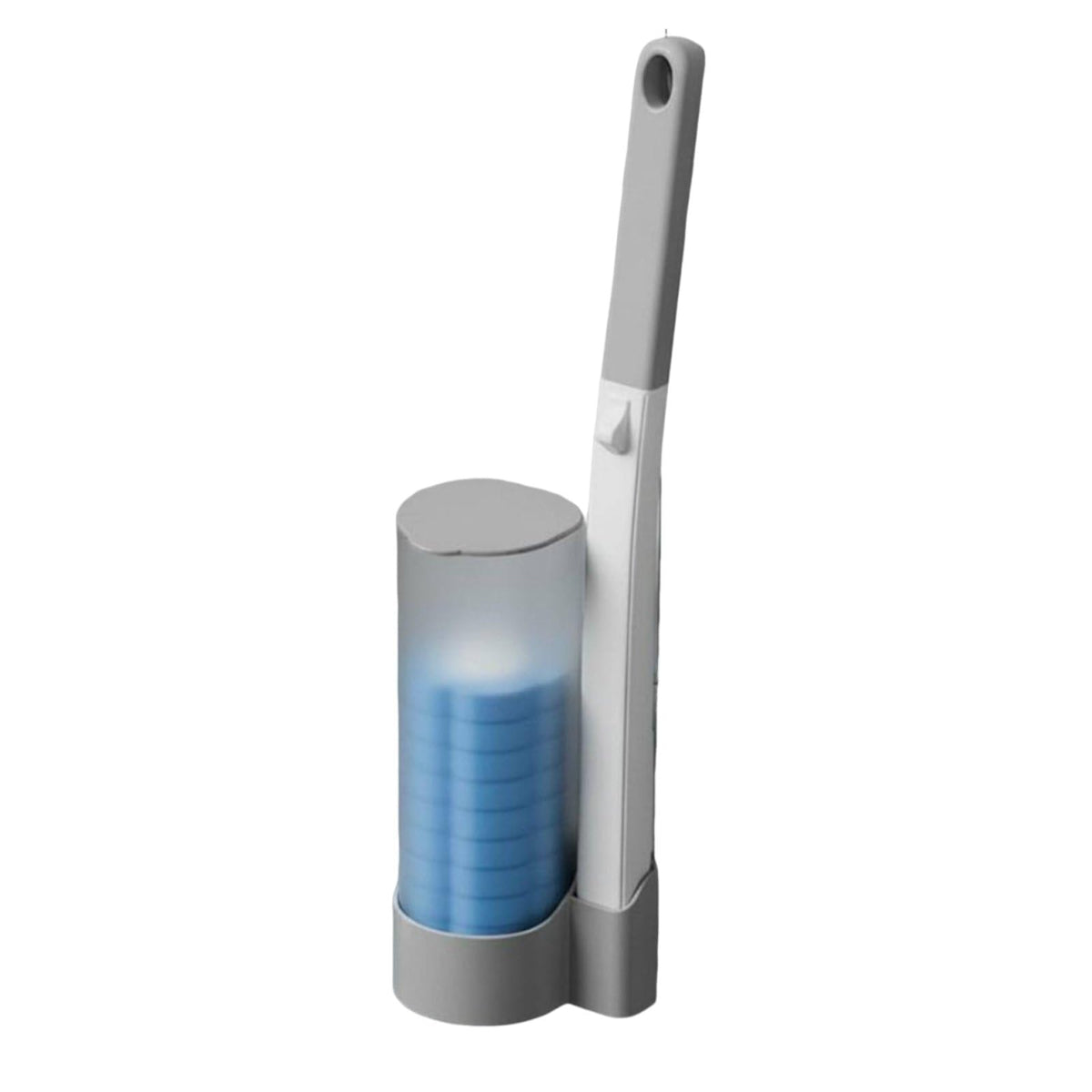 Enakshi BuiltIn Cleaner Toilet Brush Set For Bathroom, Restroom, Grey|Home & Garden | Bath | Toilet Brushes & Sets