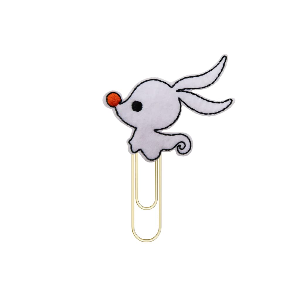 Reelfun Halloween Horror Ghost Dog Planner Paper Clips, Bookmark, Back To School Supplies