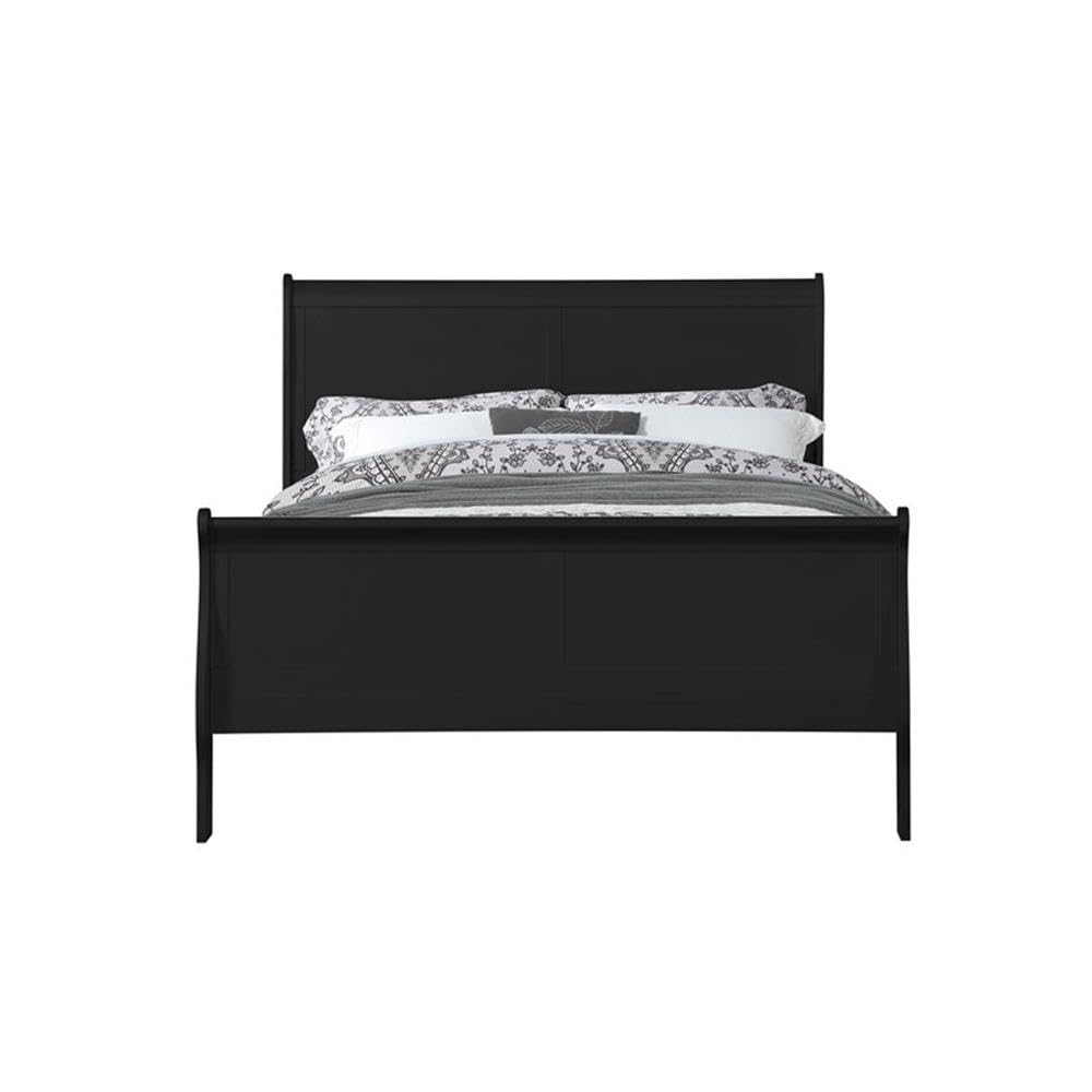 Acme Louis Philippe Queen Bed in Black