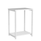Vasagle Side Tables Set Of 2, Small End Table, Nightstand For Living Room, Bedroom, Office, Bathroom, White Ulet272W14