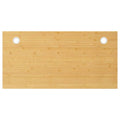 vidaXL Durable Bamboo Desk Top 43.3x21.7x0.6 - Replacement Table Top with Cable Holes, Ideal for Home Office, Study, and Gaming 