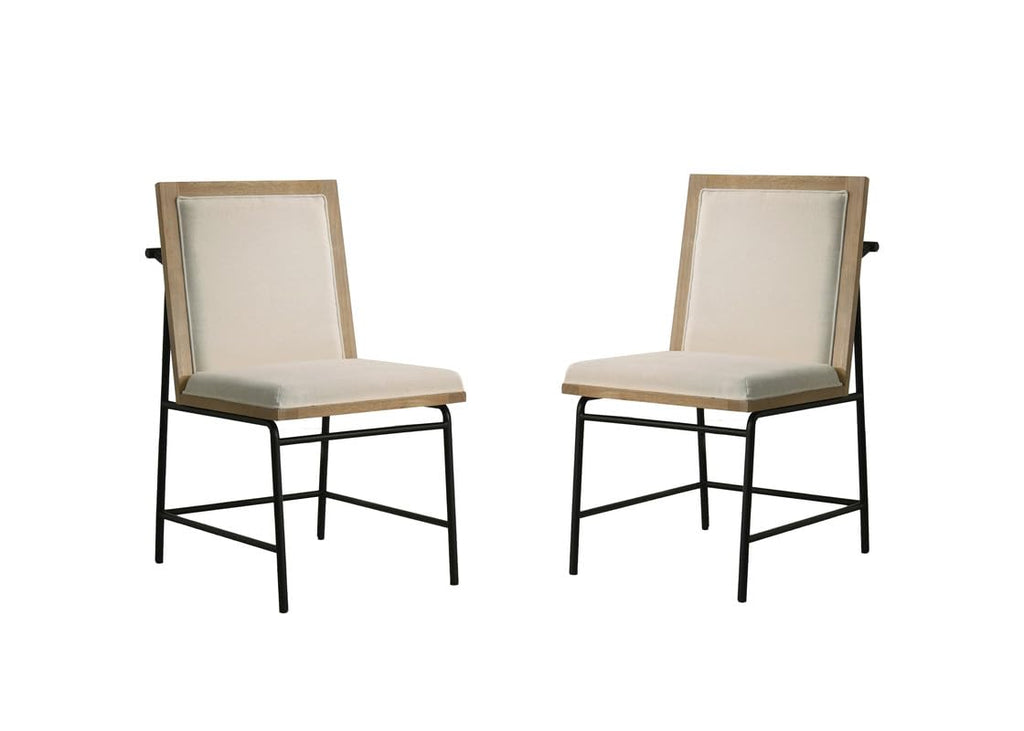 LILOLA LIVING Torrance Set of 2 Oak Finish Dining Chairs