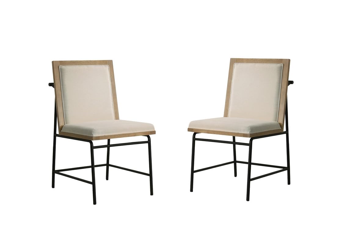 LILOLA LIVING Torrance Set of 2 Oak Finish Dining Chairs