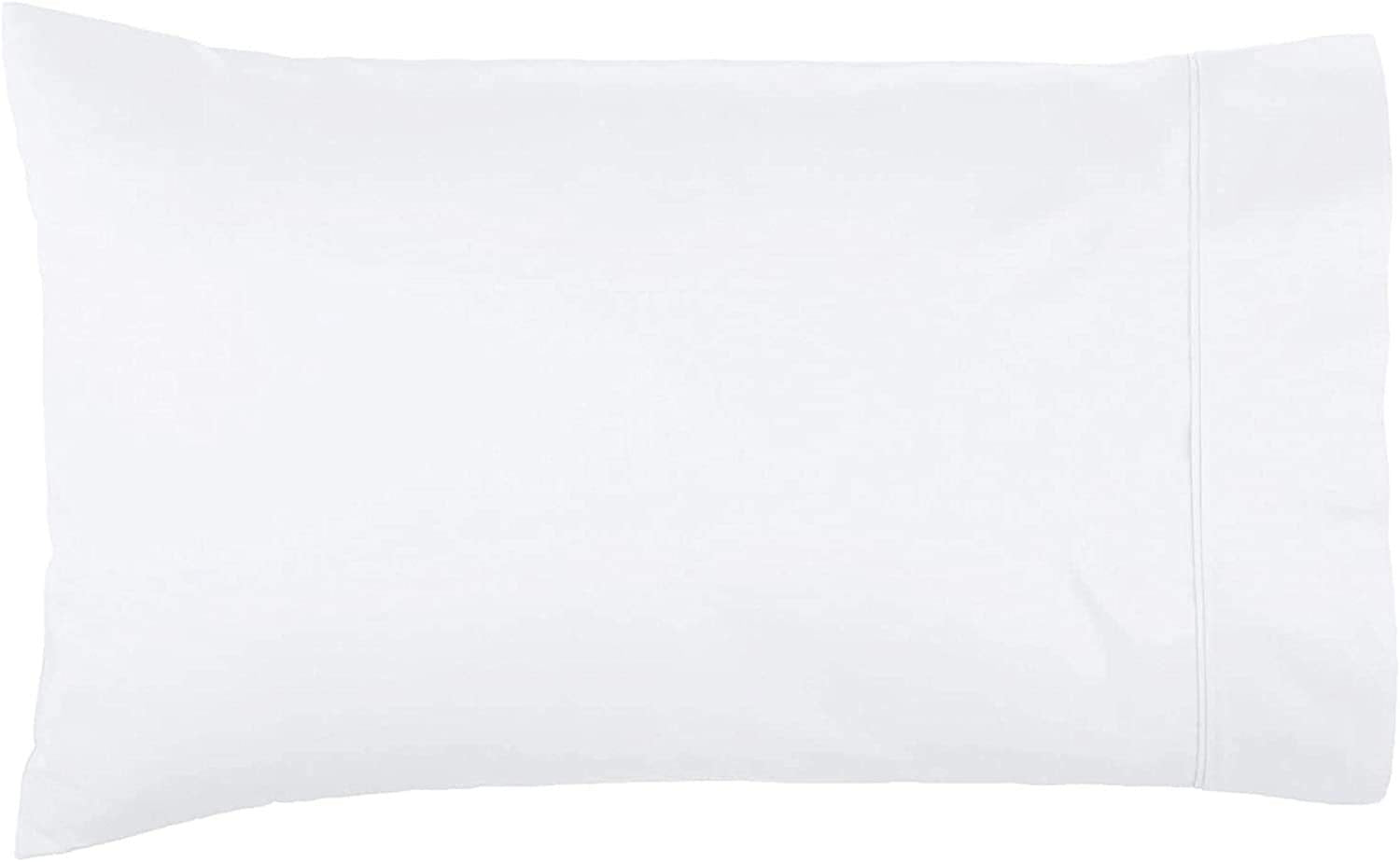 Tbm Oversize Pillow Case.White Queen Size Extra Large. Fits Even The Fluffiest Pillows Including The Pancake Pillow. Extra Tall
