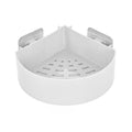 LAKSHIYA Wall Mount Corner Shelf Self Adhesive Bathroom & Kitchen Storage Rack | Lightweight, rustproof, and Easy to Clean, No D