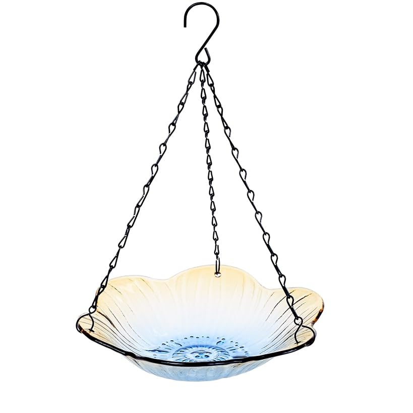 Hanging Glass Birdbaths - Medium