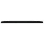 Bookshelf Boards 8 pcs Black 23.6"x19.7"x0.6" Chipboard
