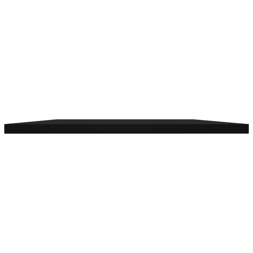 Bookshelf Boards 8 pcs Black 23.6"x19.7"x0.6" Chipboard