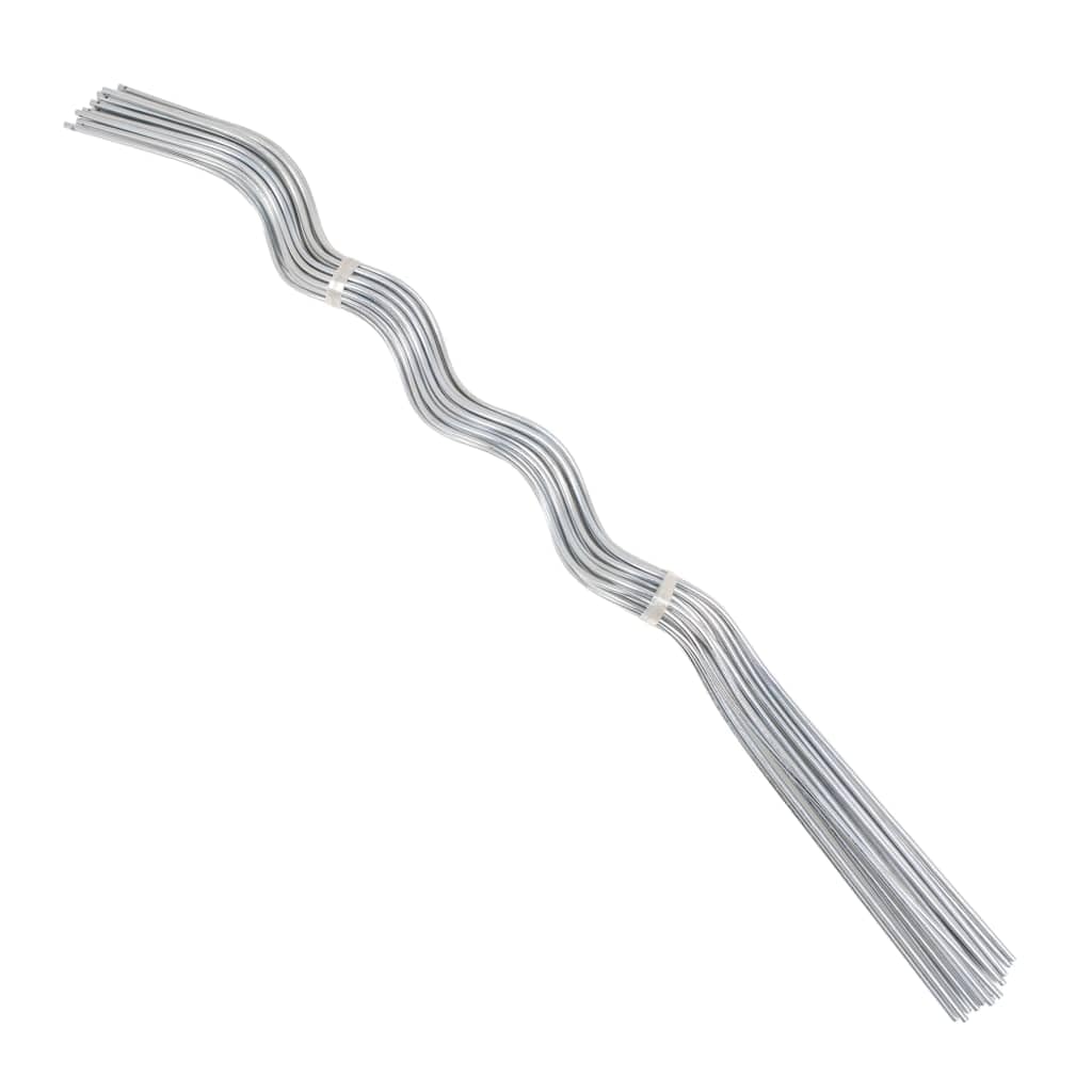 vidaXL Spiral Plant Support 20 Pcs, Plant Support Sticks, Tall Plant Supports for Climbing Vegetables and Flowers, Galvanized St