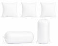 Wecroo Cotton Cushion Cover And Bolster Set Soft Cotton Blend Decorative Pillow Covers | Envelope Closure Cushion Covers & Tie C