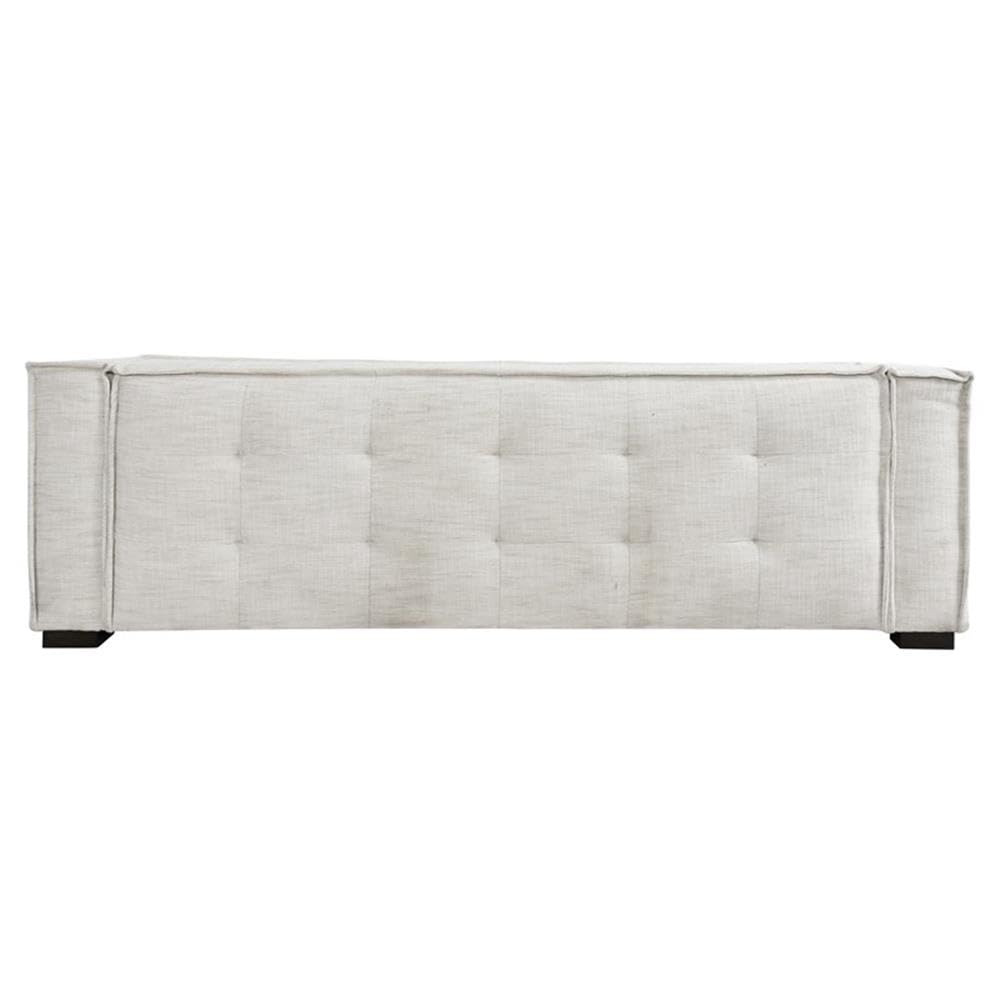 Kosas Home Element 98" Transitional Polyester Fabric Sofa in Beige